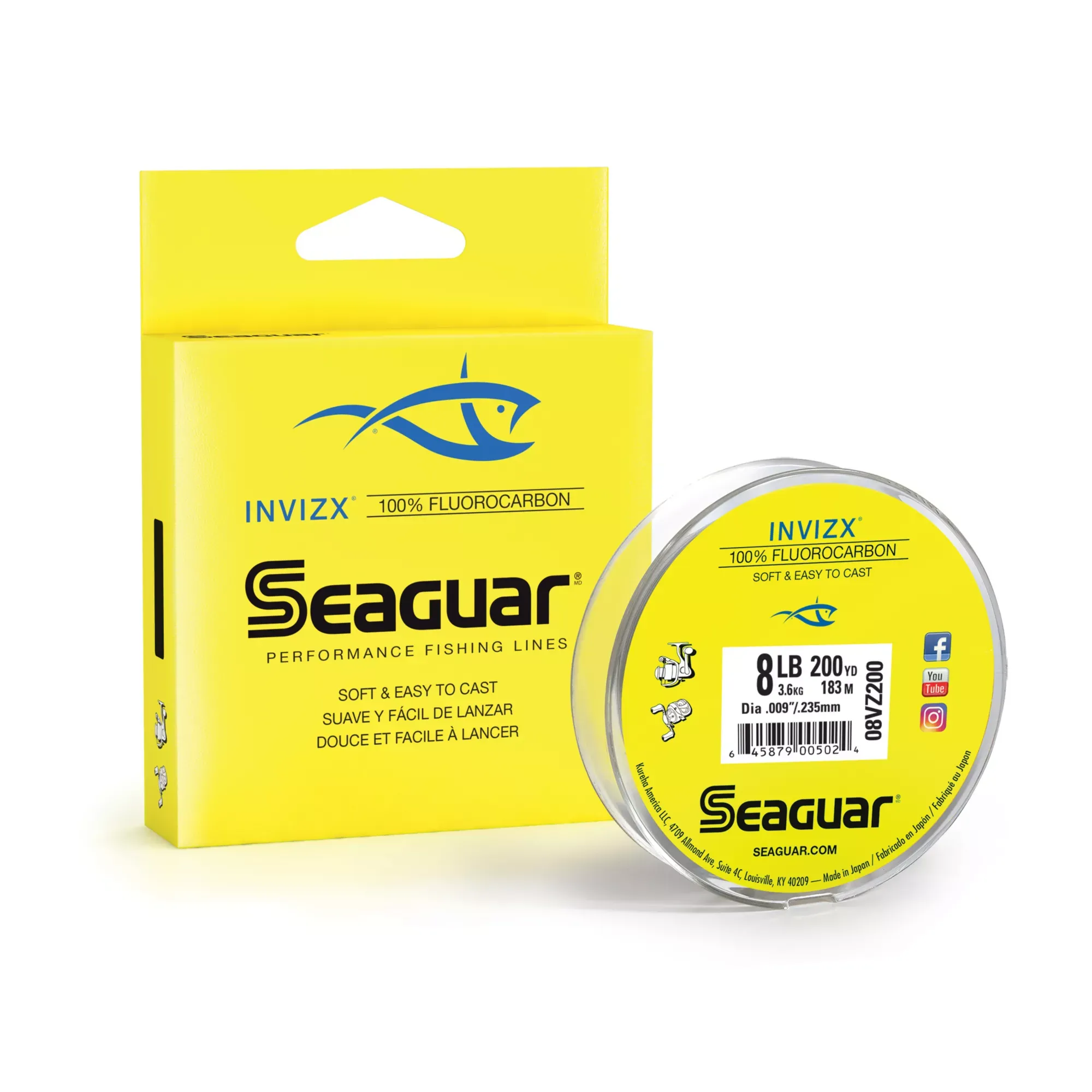 Seaguar InvizX Fluorocarbon Line 4 lb.