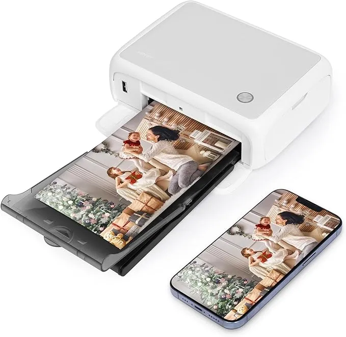 HPRT Photo Printer 4x6 CP4000L Portable Thermal Dye Sublimation Printer