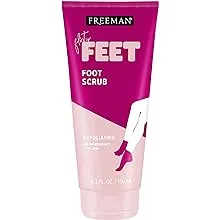 Freeman Bare Foot Exfoliating foot scrub Peppermint and Plum 5.3 oz