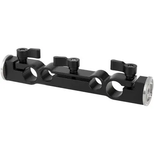 CAMVATE 15mm and 19mm Dual-Port Rod Clamp with M6 Rosette Mount