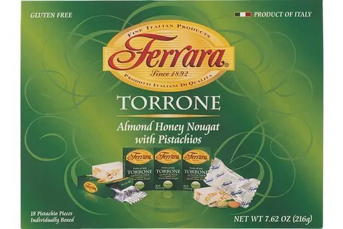 Antica Torroneria Piemontese Hard Pistachio Torrone - Gluten Free