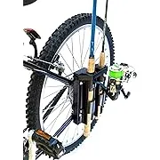 Fishing Rod Holder, Hold 2 Rods, Easily Mount Fishing Poles to Bike, Secures Fis