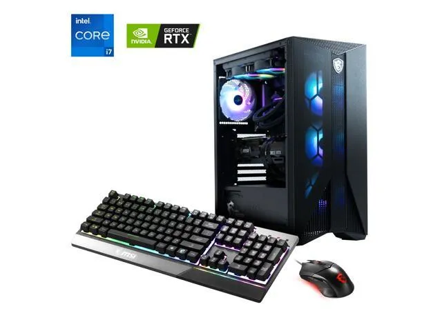 MSI Gaming Desktop Aegis RS 13NUG-427US Intel Core i7 13700KF 3.40GHz 13700KF (3.40GHz) 16GB DDR5 (2 x 8GB) 4800 MHz 2TB M.2 NVMe SSD NVIDIA GeForce RTX 4080 Windows 11 Home Advanced