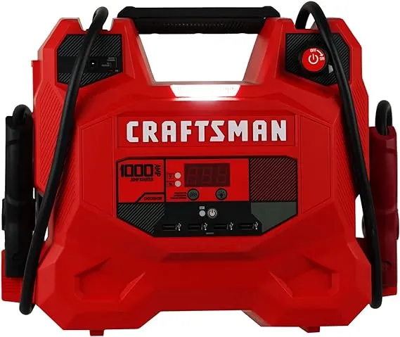 Craftsman CMXCESM281 1000 Peak Amp Jump Starter and Portable Power Station