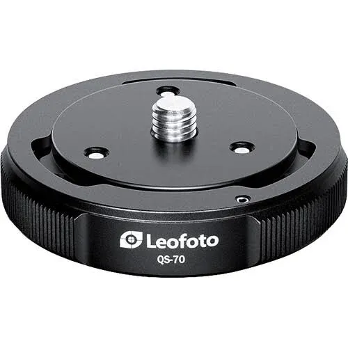 Leofoto QS-70K 70mm QS-70 Quick Link Set + 4 Q70 70mm QR Plates Tripod Ball Head Quick Release Mount Set