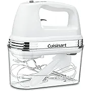 Cuisinart HM-90S Power Advantage Plus 9-Speed Handheld Mixer with Storage Case, White