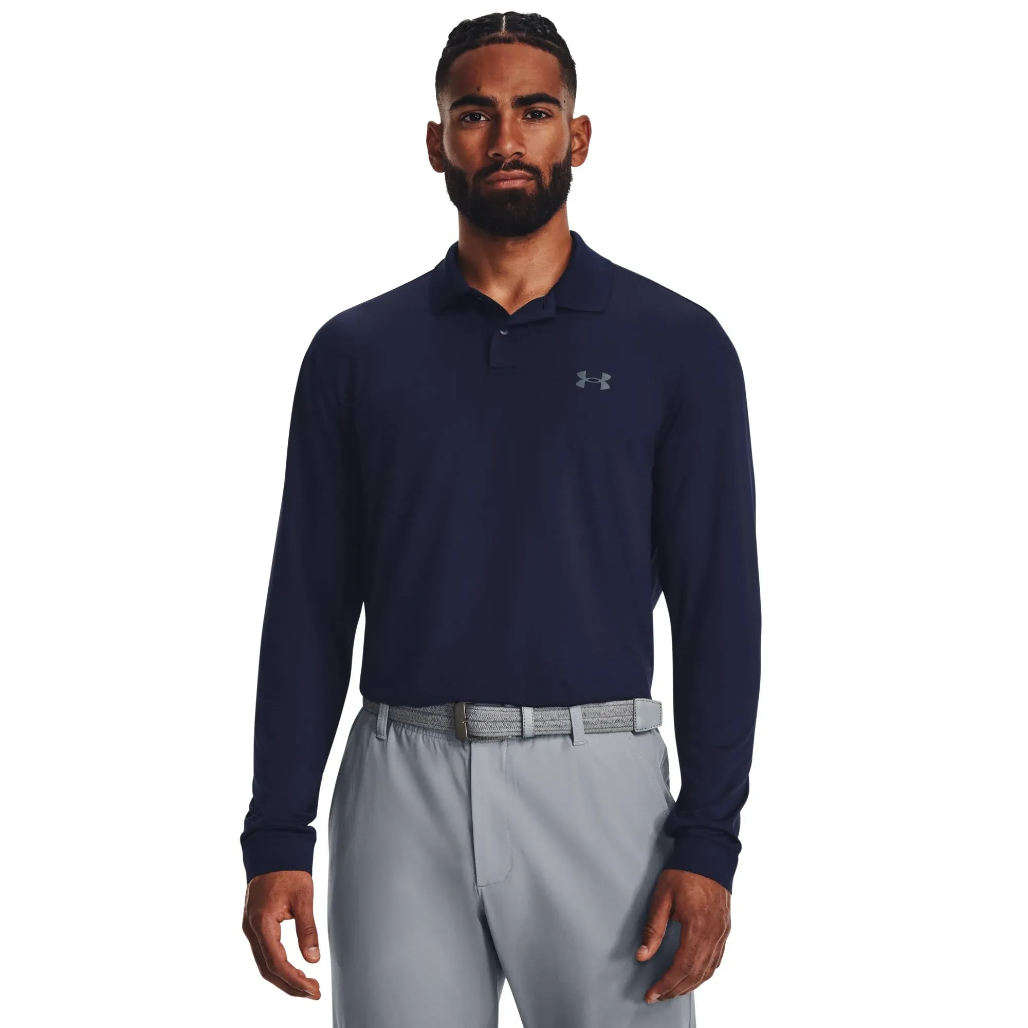 "Men's UA Matchplay Long Sleeve Polo"