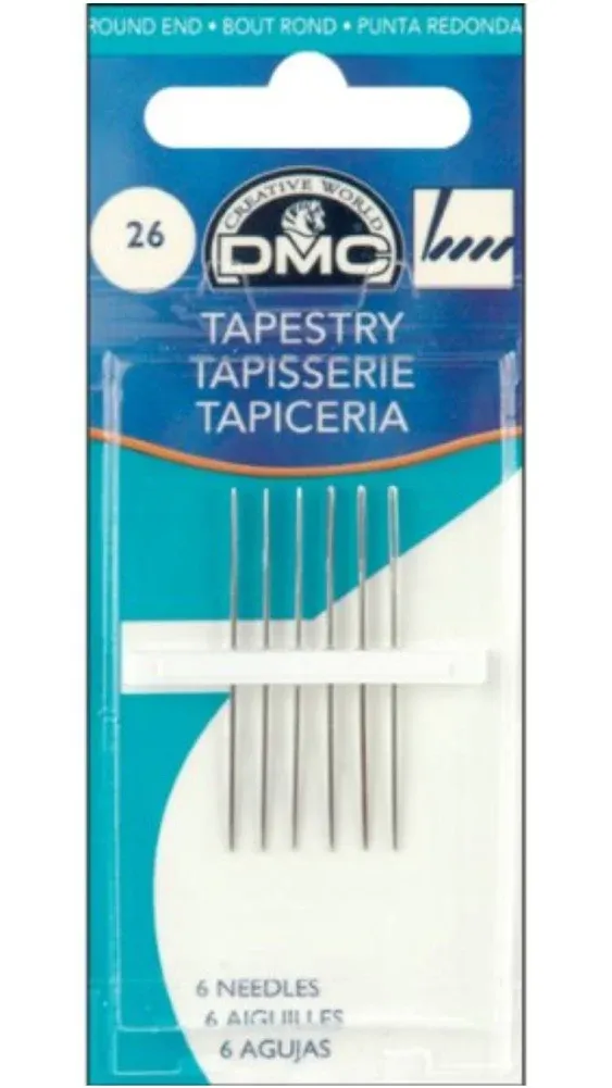 DMC 1767-26 Tapestry Hand Needles Size 26 (12 PACK)