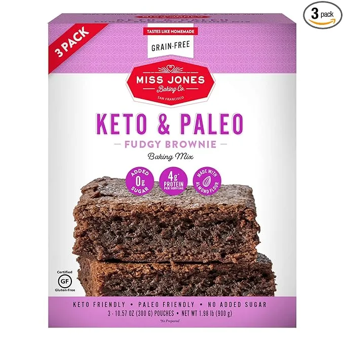 Miss Jones Baking Keto Brownie Mix