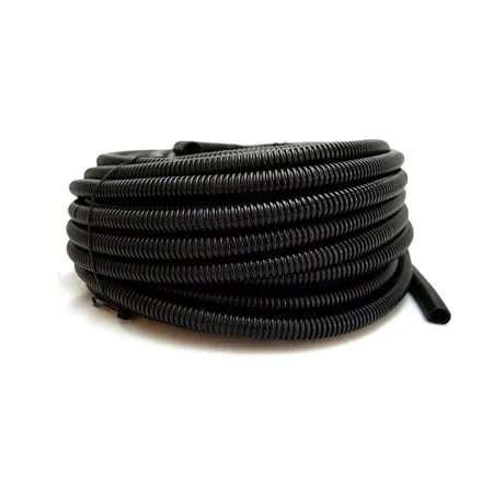 100 ft 1/4" inch Split Loom Tubing Wire Conduit Hose Cover Auto Home Marine