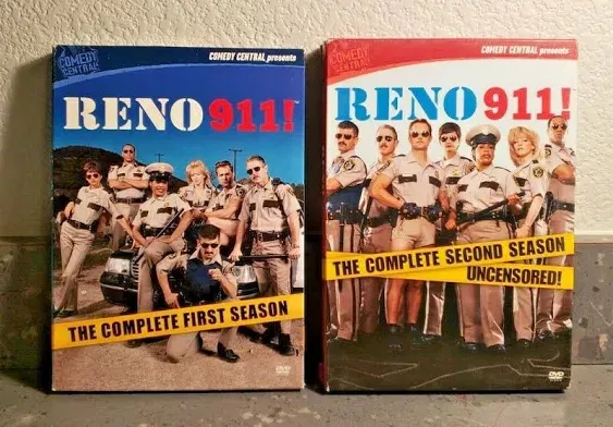 Reno 911    Complete Series  Seasons 1 - 6   +  Reno 911 Miami Movie  (DVD)    L