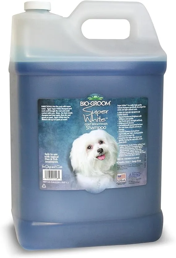 Bio-Groom Super White Shampoo 2.5 Gallon