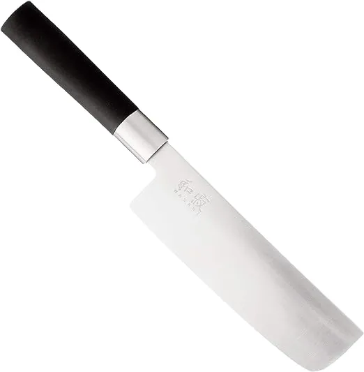 Kai PRO Wasabi Nakiri Knife 6.5", Ideal Chopping Knife for Vegetables, Great All-Purpose Chef Knife, Professional Nakiri Knife, Hand-Sharpened Japanese Kitchen Knife