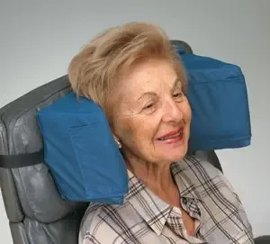 Skil-Care Adjustable Head Positioner w/Gel. One Size - Additional Comfort for Wheelchair or Geri-Chair Patients. Wheelchair Cushions and Accessories. 914364