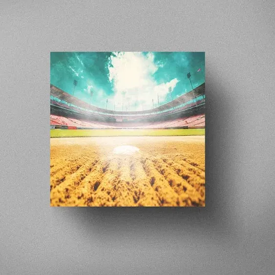 SPORTS BACKGROUNDS | Baseball Daylight Stadium Photoshop Backgrounds and Overlays