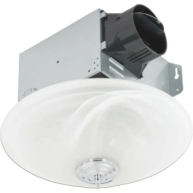 Delta Breez BreezGreenBuil<wbr/>der 100 CFM Exhaust Bath Fan with Stylish Frosted