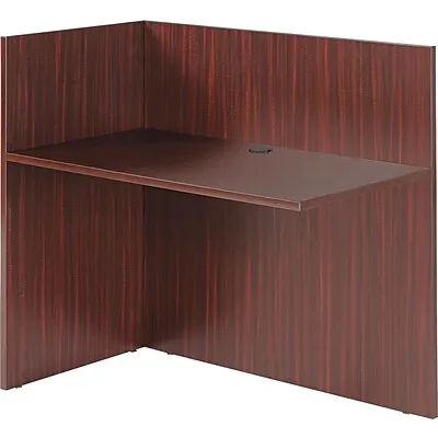 Alera® Valencia Reversible Reception Return, 44w x 23-5/8d x 41-1/2h, Mahogany