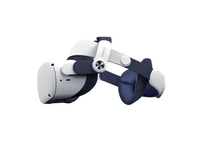 BOBOVR M2 Plus Comfort Head Strap Compatible With Meta/Oculus Quest 2 VR Headsets, Halo Strap For Reduce Facial Stress And Durable Use Is Not.