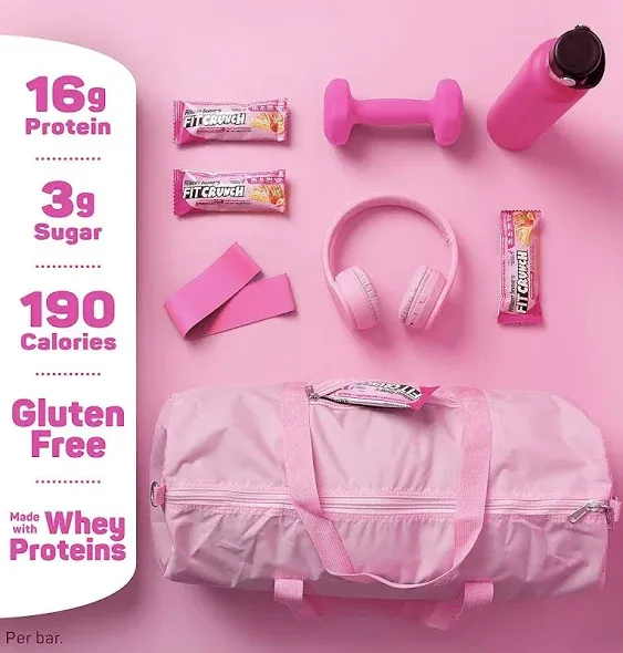 Fitcrunch Snack Size Protein Bars, Designed By Robert Irvine, 6-layer