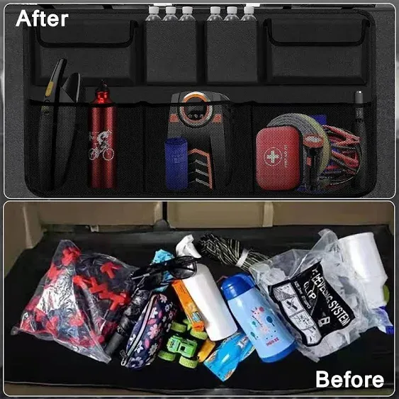 Car Trunk Organizer and Storage Backseat Hanging Organizer for SUV Truck MPVV...