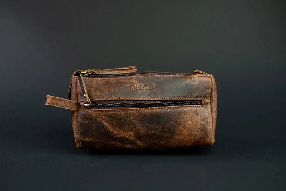 Kodiak Leather Co. Small Toiletry Bag