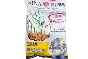 Sina Ginger Candy ting Ting Jahe (Original) - 4.4oz (Pack of 4) -CL