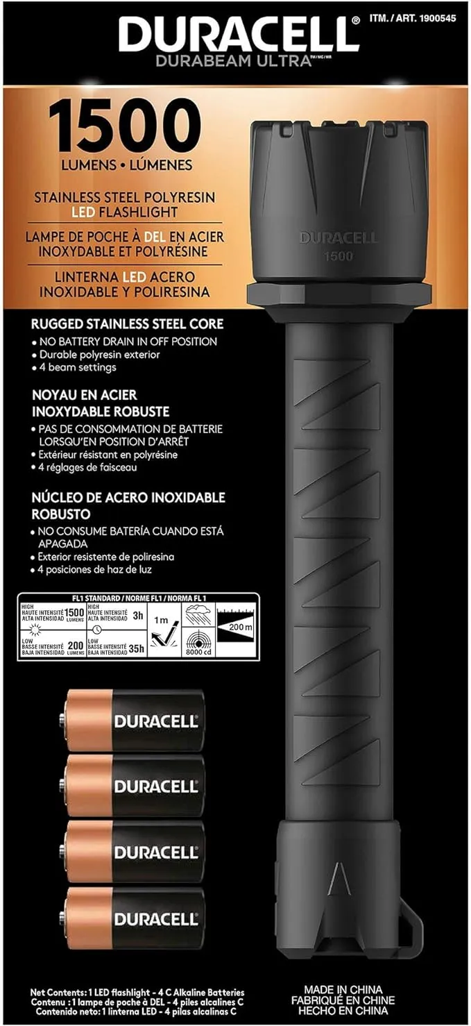 Duracell 1500 Lumen Flashlight