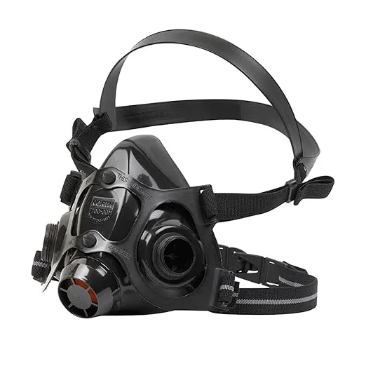 Honeywell North Safety 770030L 7700 Series Silicone Half Mask Respirator Large (1 EA) Mask Only