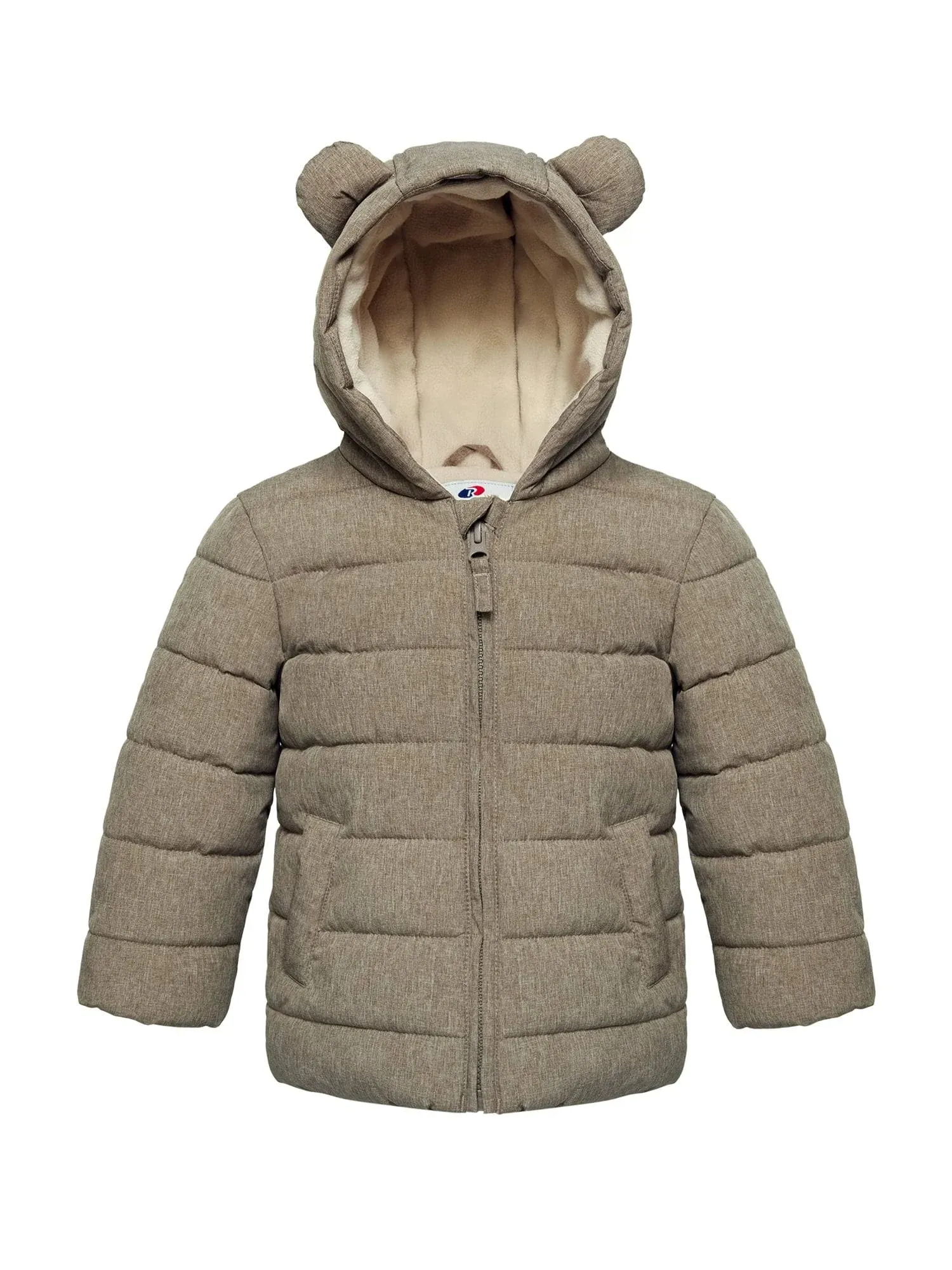 Rokka&Rolla Toddler Boys' Warm Winter Coat-Baby Fleece Puffer JACKET-BEIGE ...