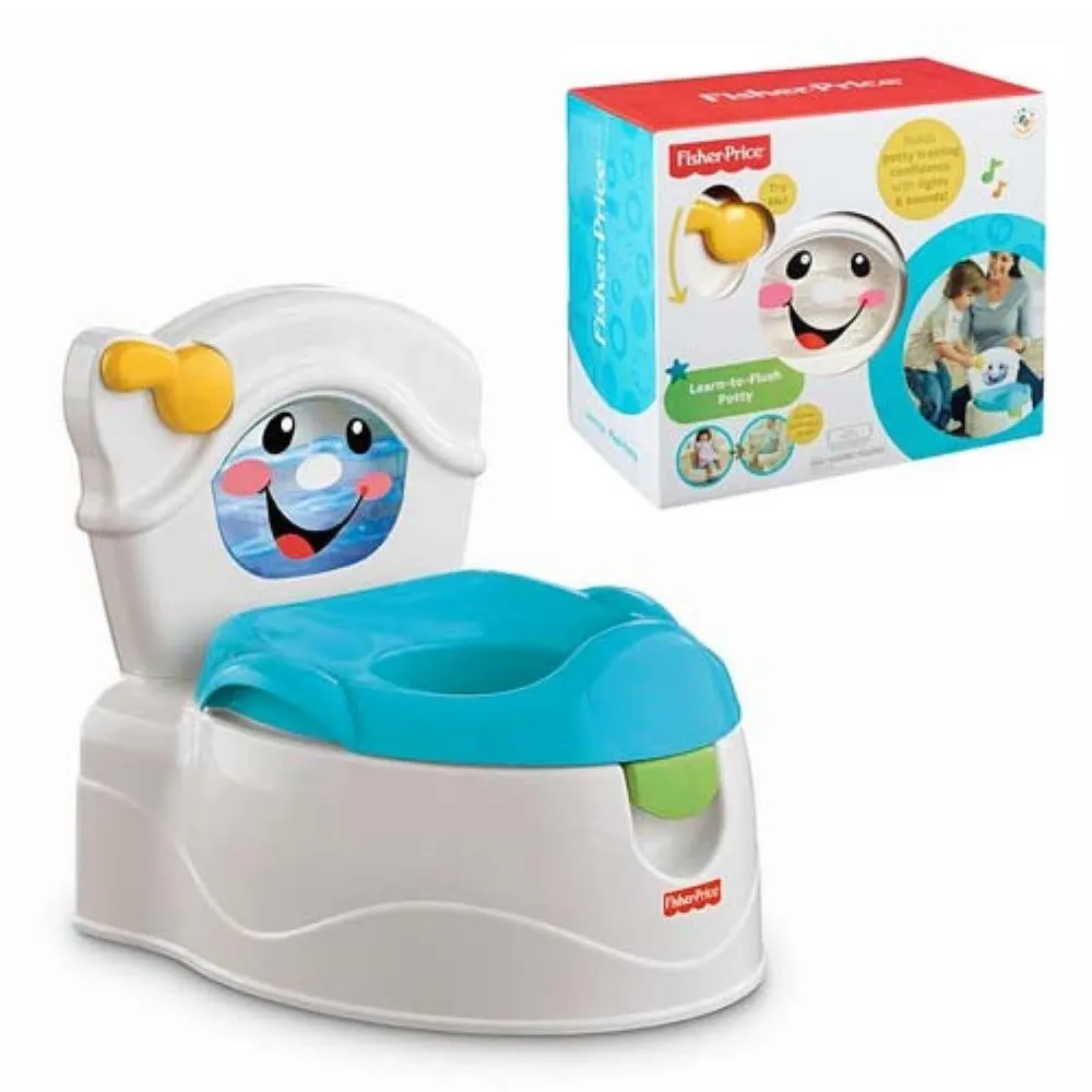 Fisher-Price Toddler Potty Training Seat With Lights And Sounds, Learn To Flush