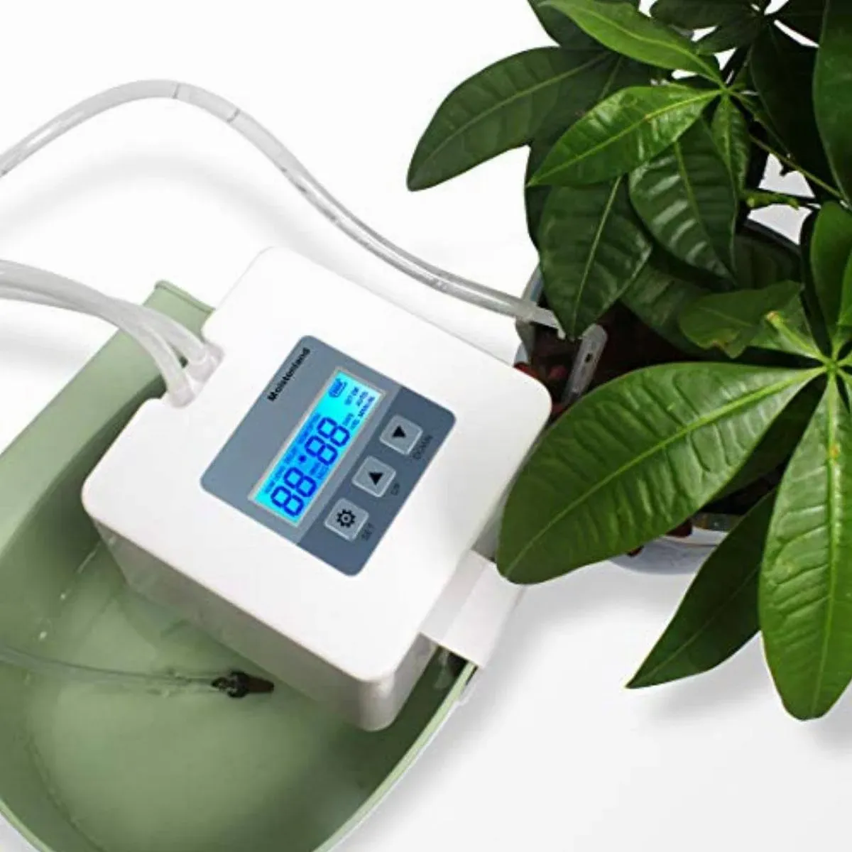 Upgraded DIY Automatic Drip Irrigation Kit, 15 Potted Houseplants Support, Indoor Watering System for Plants, with Digital Programmable Water Timer