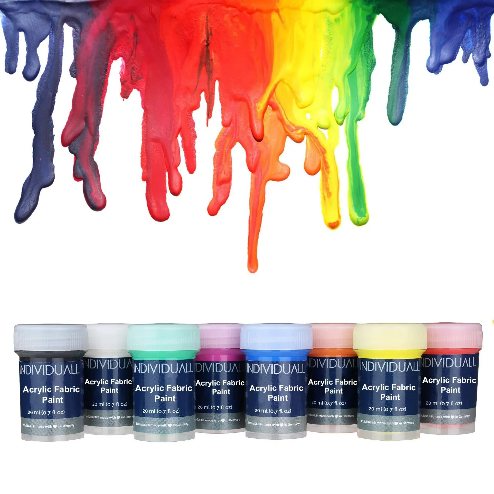  Premiums Professional Grade Clothing Paint Set Art and Fabric &amp; Textile Paint