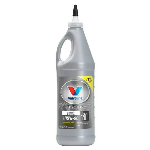 Valvoline SynPower SAE 75W-90 Full Synthetic Gear Oil 1 QT