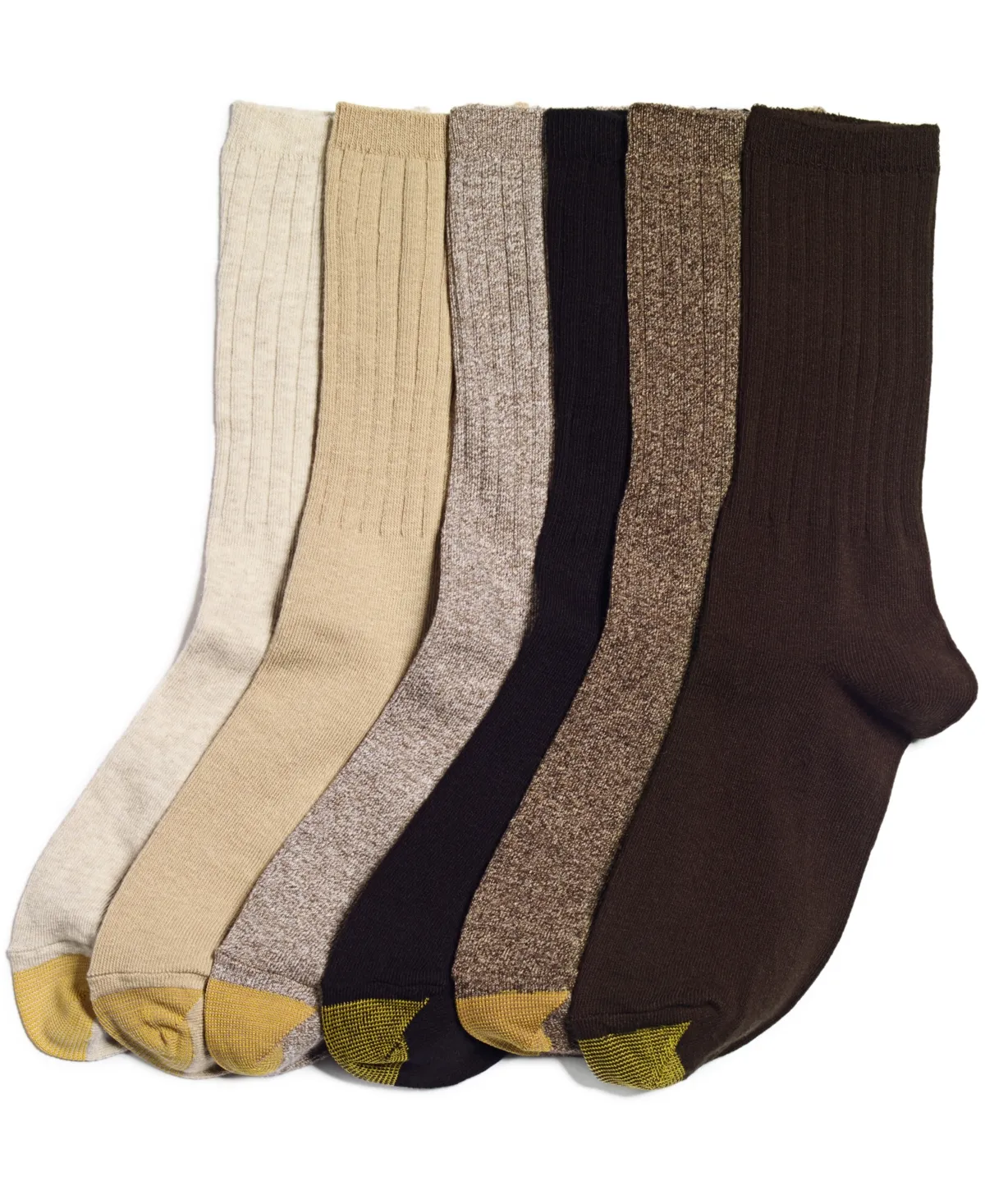 Gold Toe Women's Ribbed Crew Socks