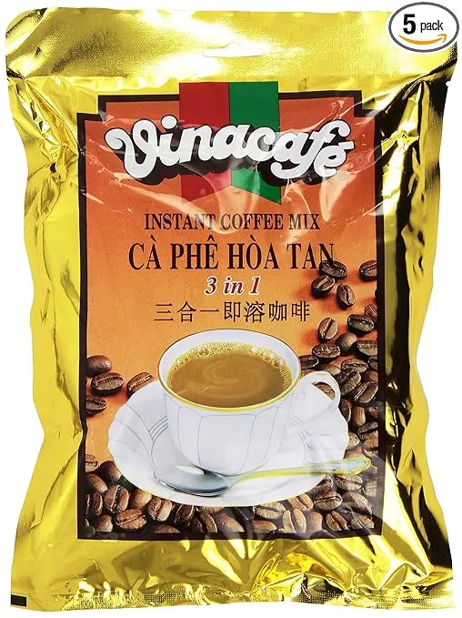 Vinacafe Instant Coffee Mix, 1-Pounds (Pack of 5)