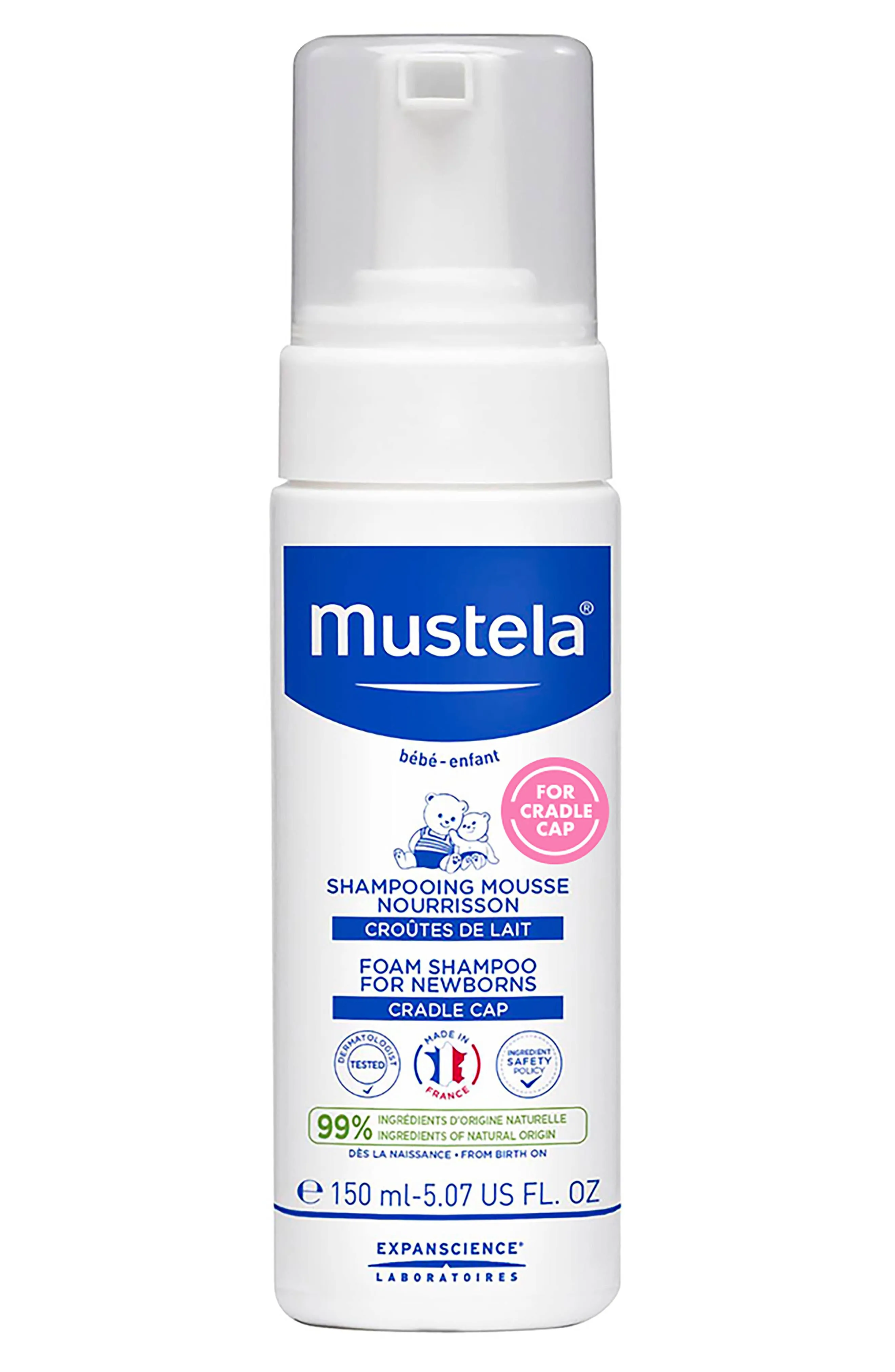 Mustela Foam Shampoo for Newborns