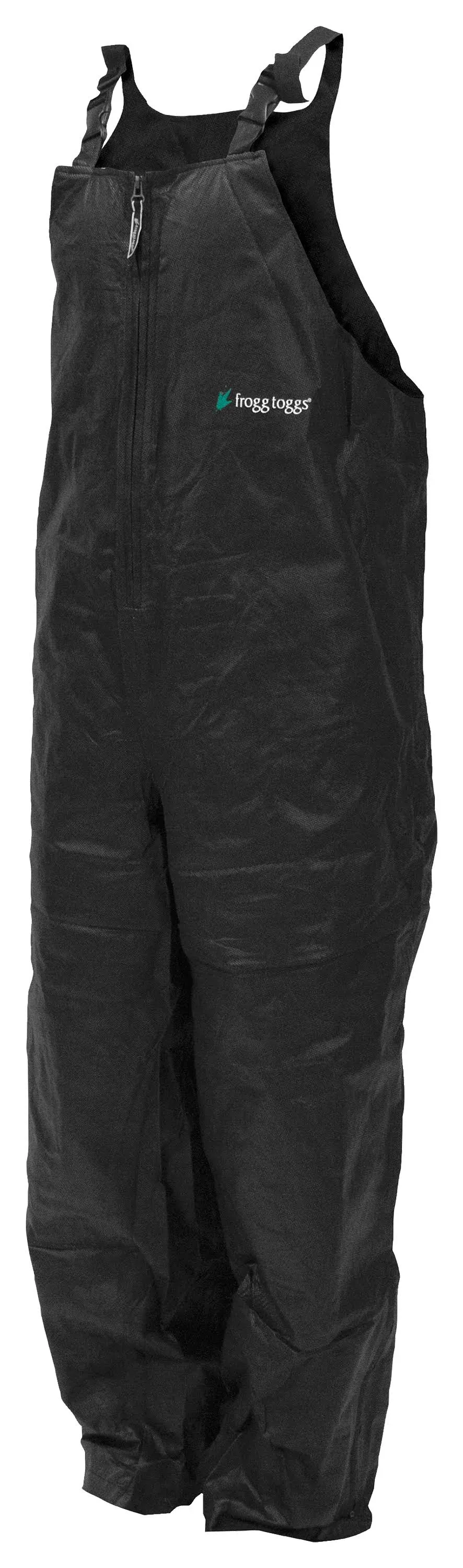 Frogg Toggs Pro Advantage Men's Hi-Back Bibs, Black, XL