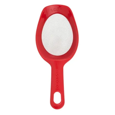 Tovolo 1 Cup Scoop & Sift, Ergonomic Design, Easy Scooping, Dishwasher Safe