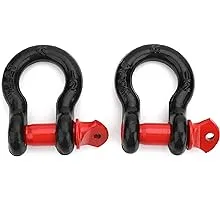 Generic Eowpower 2 Pcs - 1/2" Heavy Duty D-Ring Shackles 2 Ton (4000 lbs) Capacity