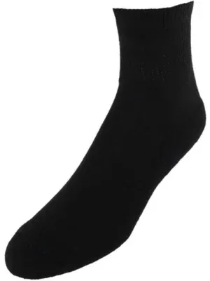 Dr. Scholl's Men's Ankle Length Diabetes And Circulatory Socks (4 Pair Pack), Black