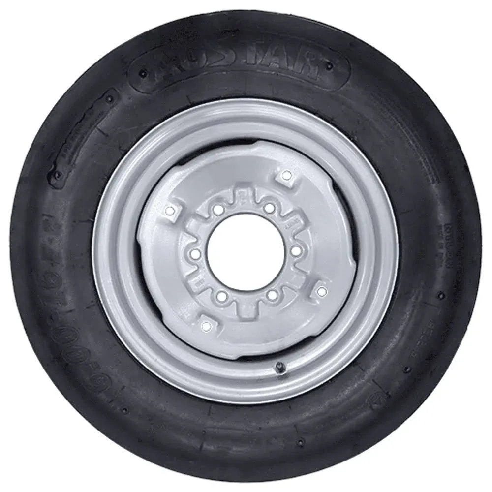 Tire600x16assy New 6.00-16 Tire w/Rim for Many Specific Tractors, Size: One Size