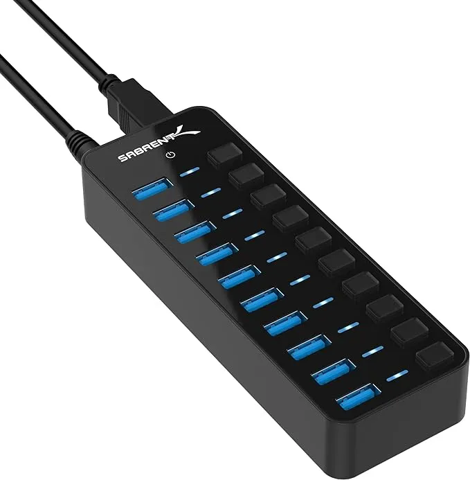 Sabrent 10-Port USB 3.0 Hub