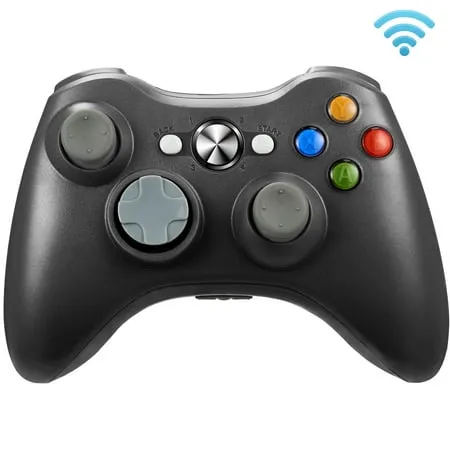 Luxmo Xbox 360 Wireless Controller 2.4GHZ Wireless Gamepad Joystick for Xbox 360 Slim and PC with Windows 7/8/10