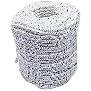 3/8 Inch x 200 Feet Double Braid Polyester Rope High Breaking Strength Pullin...