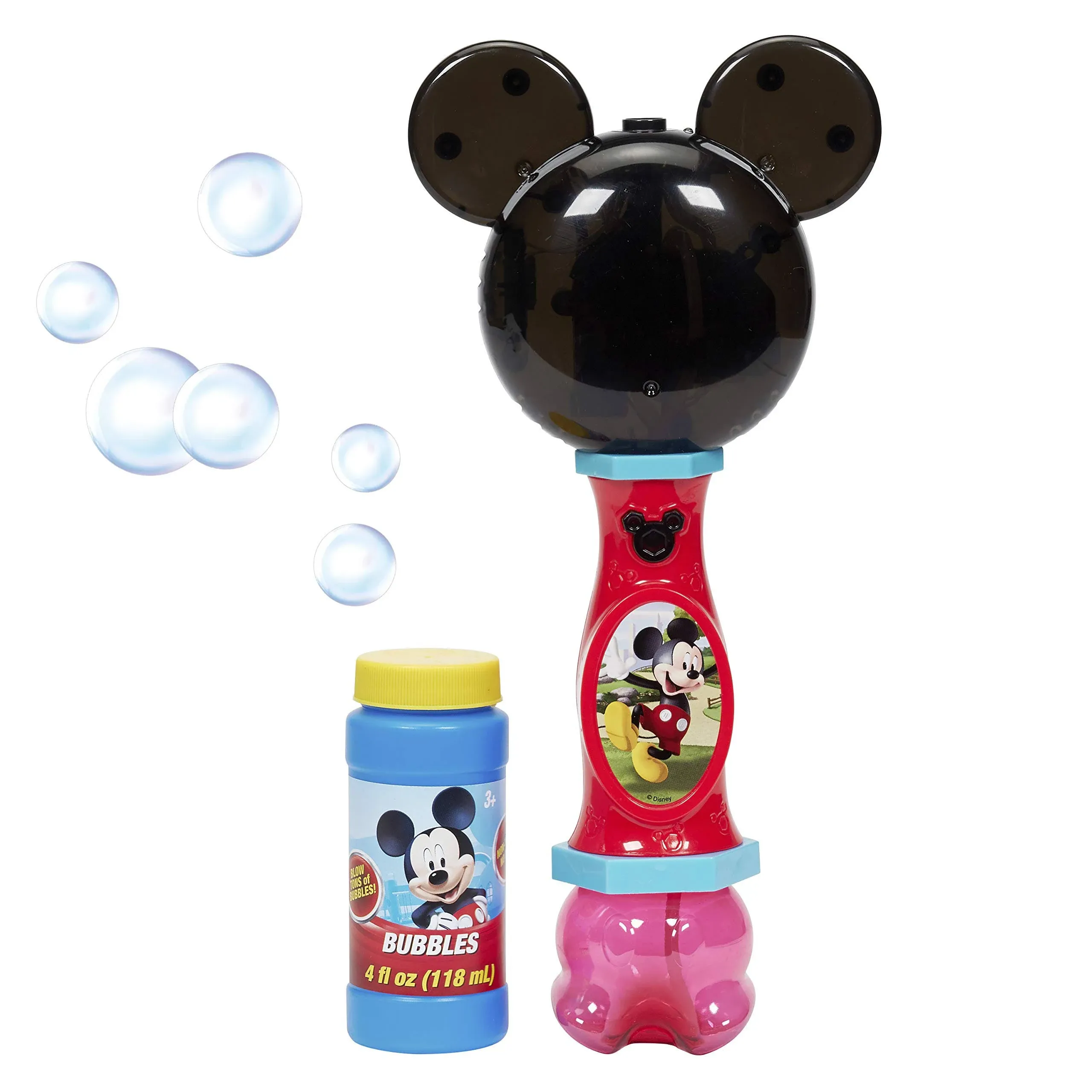 Disney Mickey Mouse Light and Sound Musical Bubble Wand Includes bubble Solution