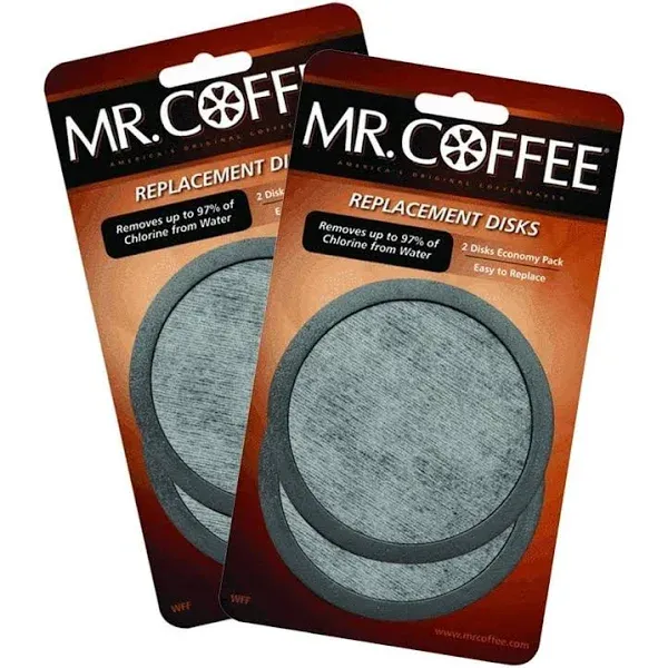 2 Mr. Coffee Wff-3 Charcoal Water Filters, Part #113035-001-000