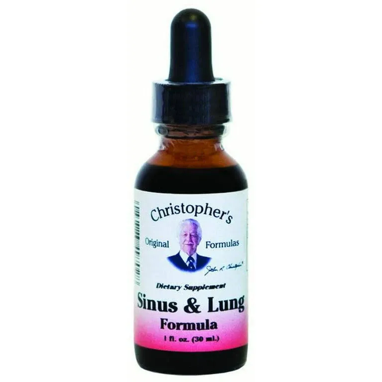 Christopher&#039;s Original Formulas Sinus &amp; Lung Form (Herb Decongest) 1 OZ