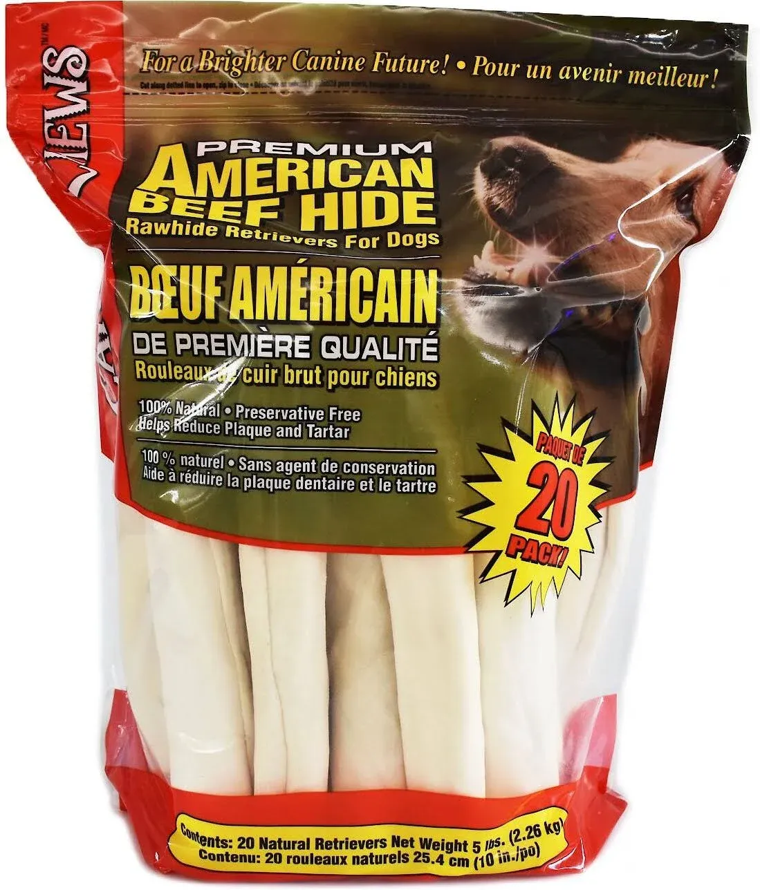 American Beef Hide - 5 lb bag