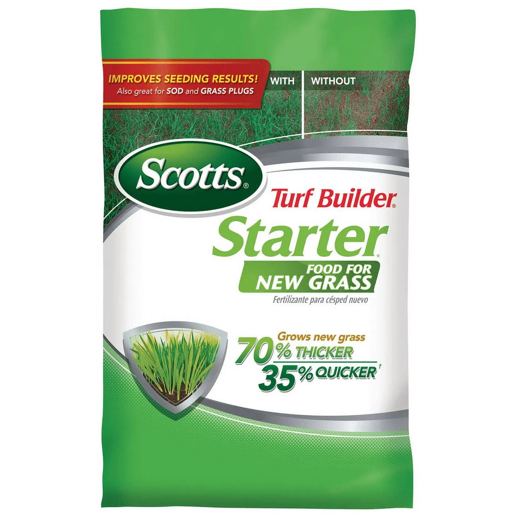 Scotts Turf Builder Starter Food for New Grass 42-lb 14000-sq ft 24-25-4 All-purpose Lawn Starter Fertilizer