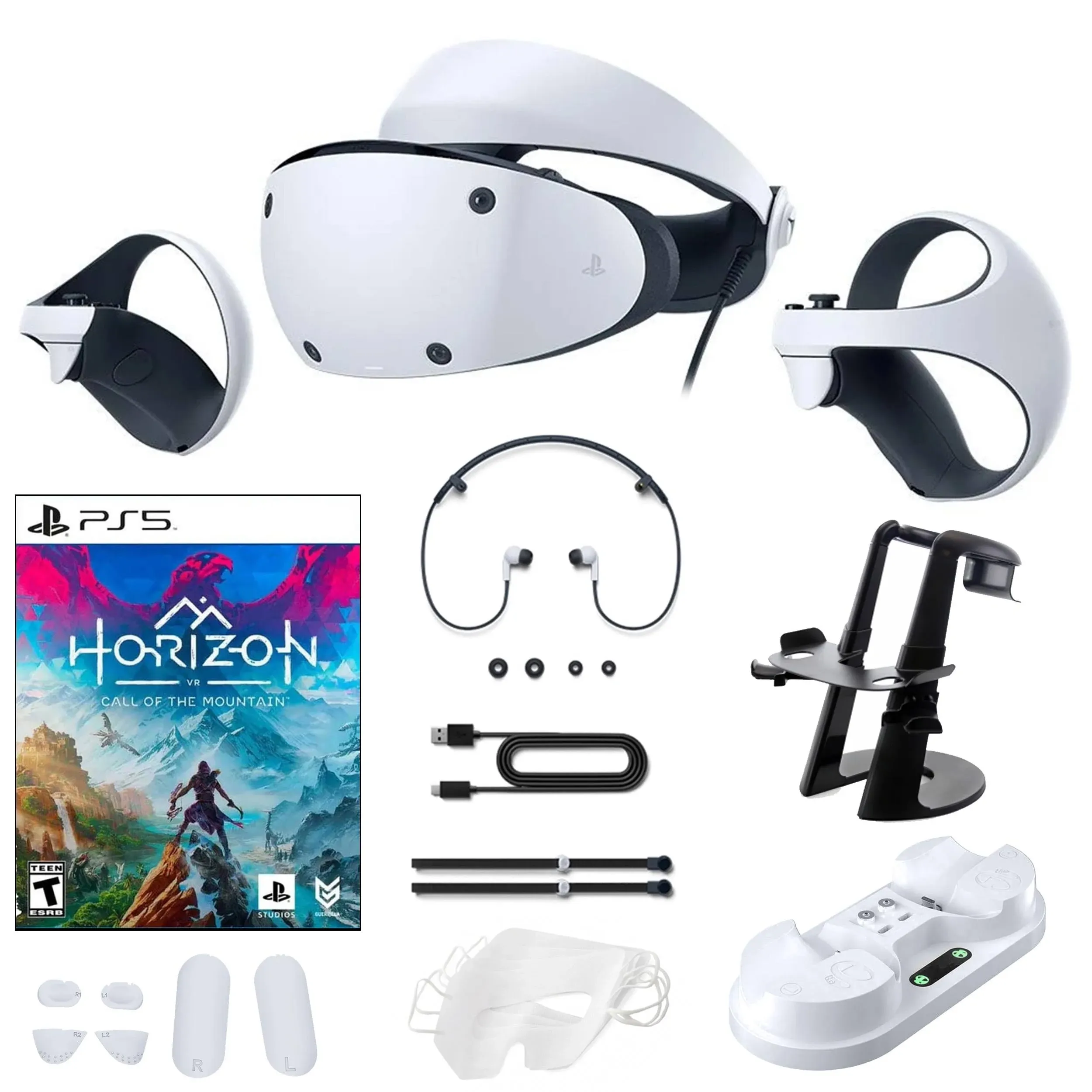 PlayStation VR2 Horizon Call of The Mountain with Accessories Bundle